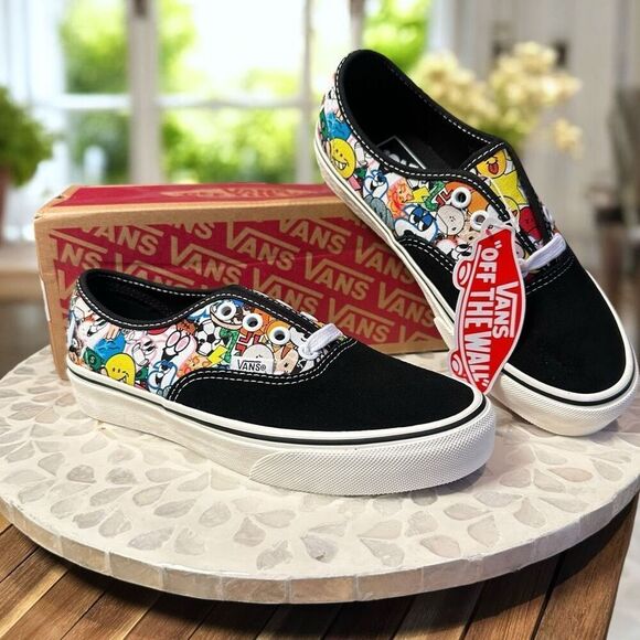 Vans x atmos Authentic "Emoji" Unisex Size 4 Men’s Women’s 5.5 – Rare Collab, Ne - Picture 5 of 13